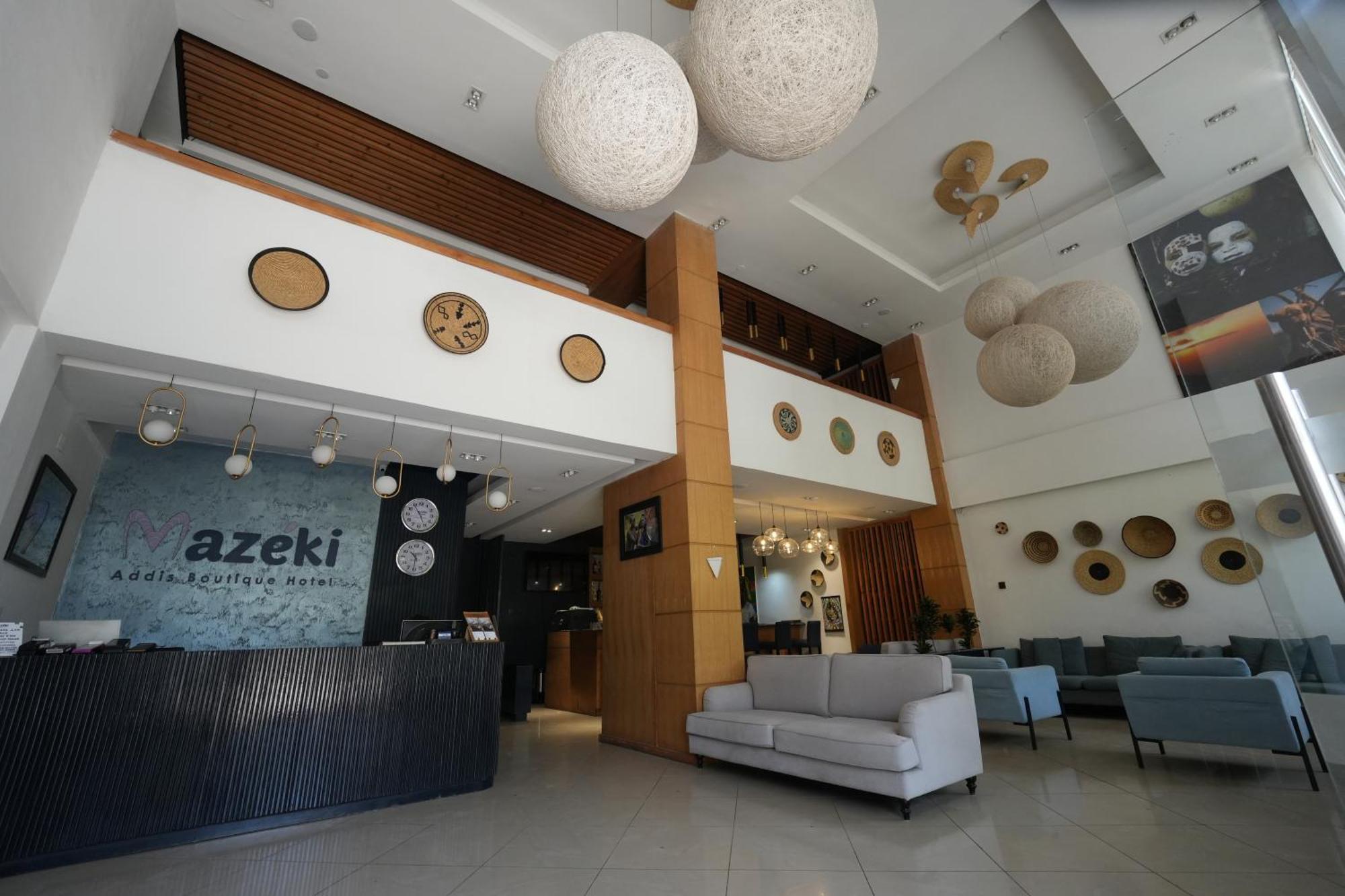 Mazeki Addis Boutique Hotel Exterior foto